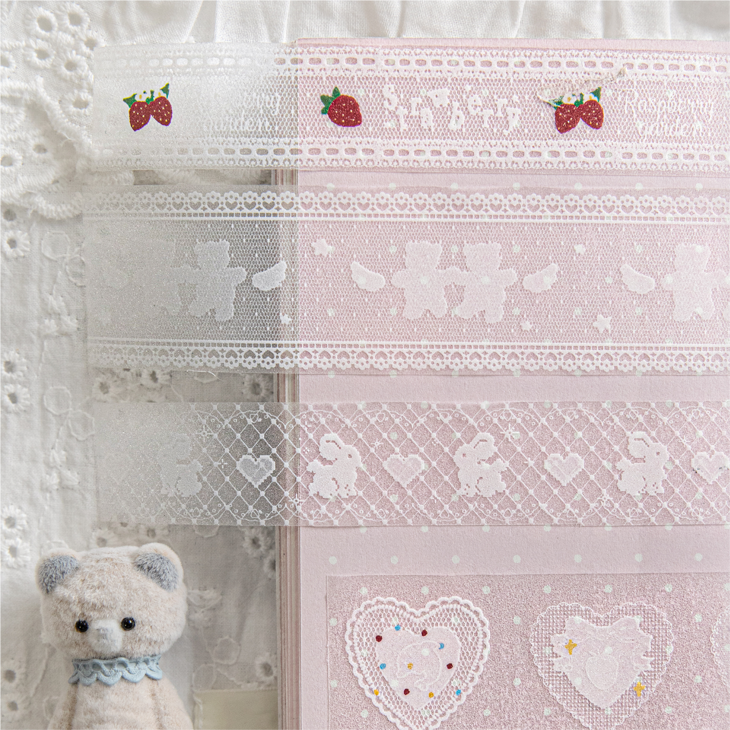 20/30mm*2m lace border PET Tap - Art Craft Journal avaliação e preço
