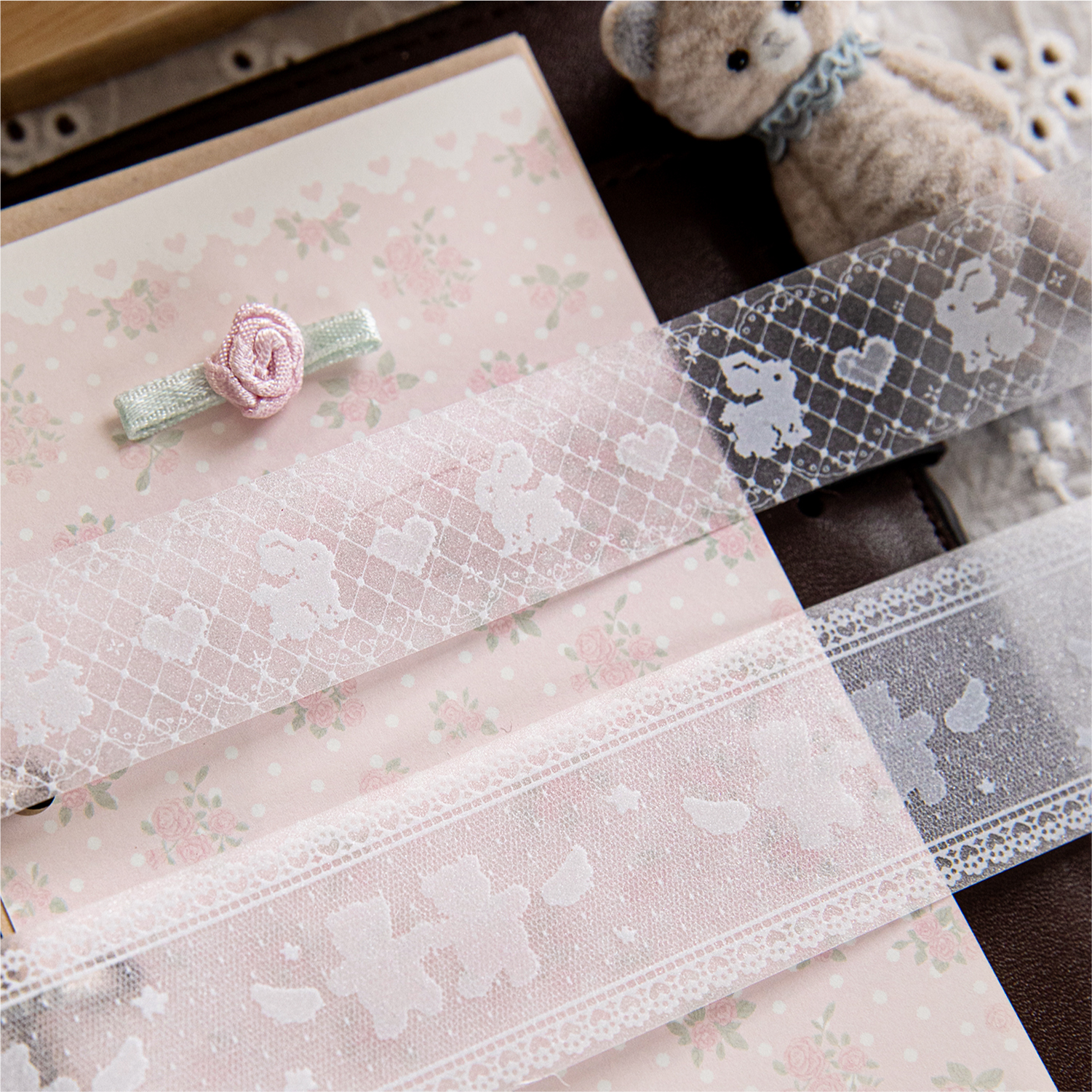 20/30mm*2m lace border PET Tap - Art Craft Journal avaliação e preço