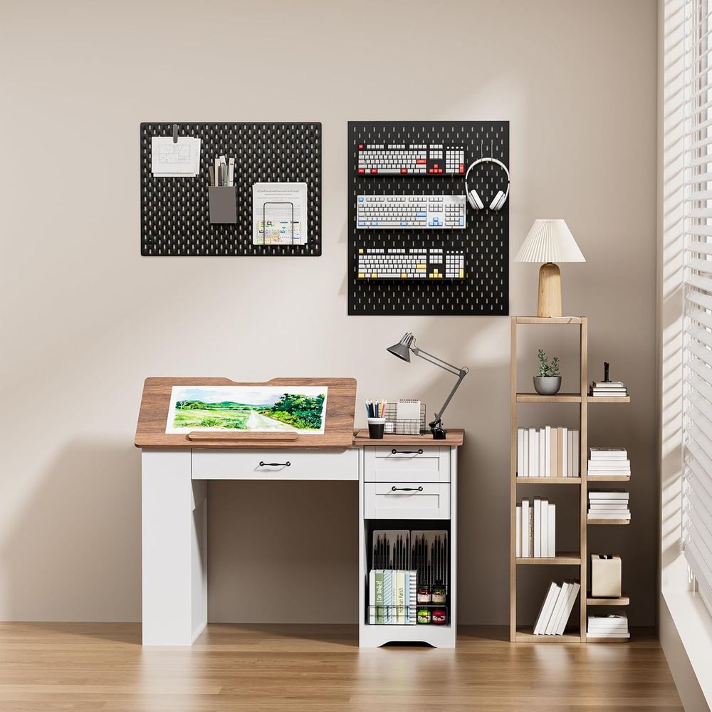 Drating Table with Storage Cab - Art & Craft Jojo avaliação e preço