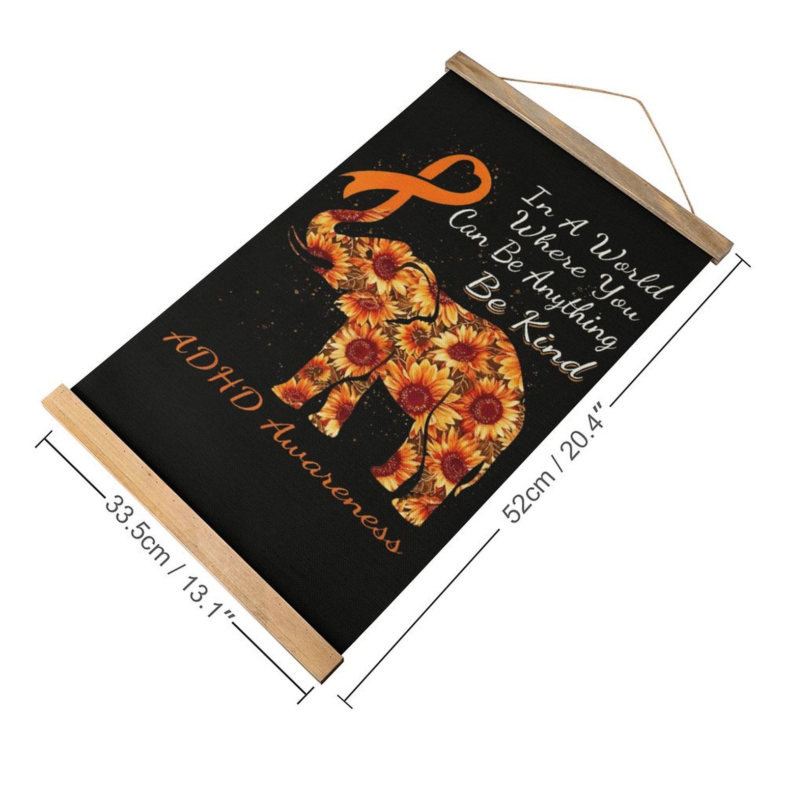 ADHD Awareness Elephant Sunflo - Art Craft Bar avaliação e preço