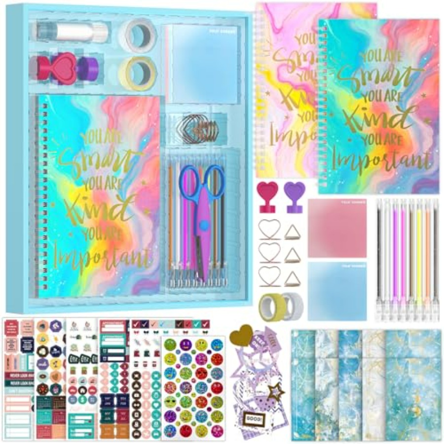 2-Pack DIY Journal Kit for Gir - Art Craft Ideas For Kids avaliação e preço