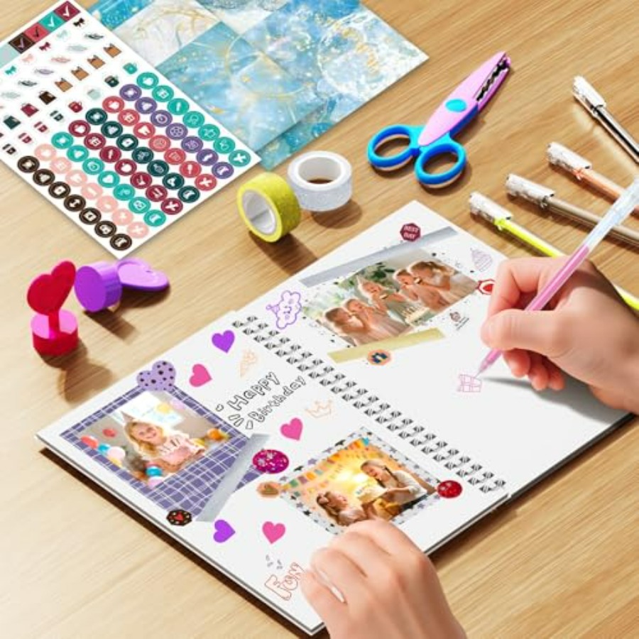 2-Pack DIY Journal Kit for Gir - Art Craft Ideas For Kids avaliação e preço
