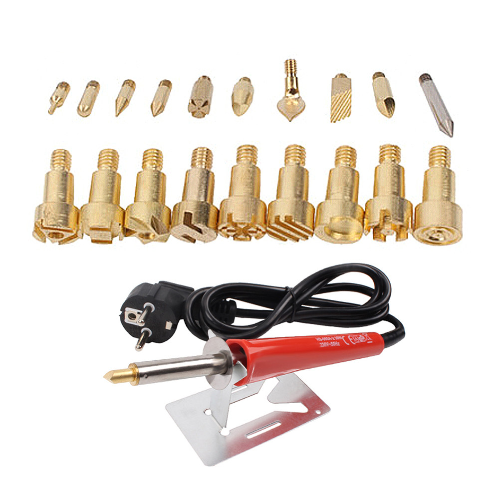 24Pcs Pyrography Pen Set Wood  - Art Craft Kit avaliação e preço