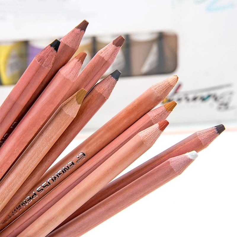 12Pcs Professional Soft Pastel - Colored Pencil Professional avaliação e preço