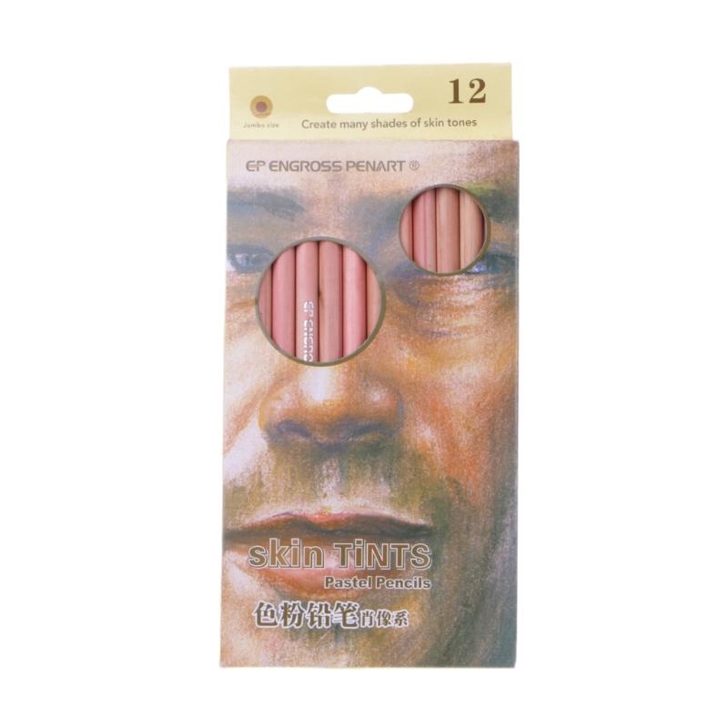 12Pcs Professional Soft Pastel - Colored Pencil Professional avaliação e preço