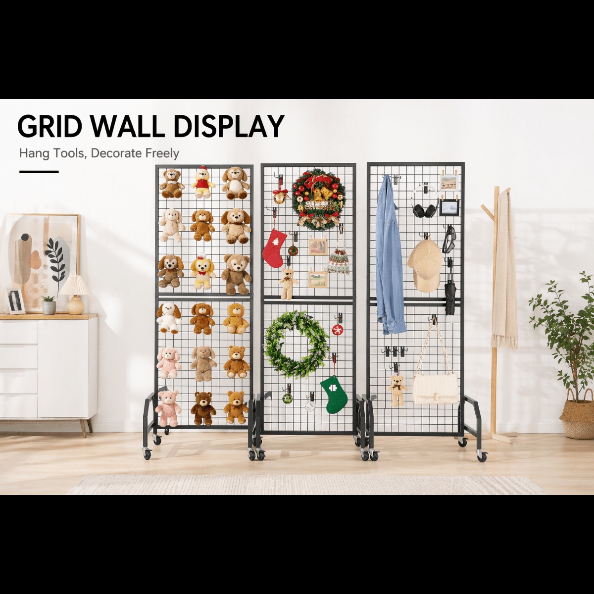 Rolling Grid Wall Panels with  - Exhibition Of Art And Craft avaliação e preço