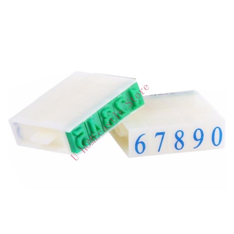 63HF Set of 10 Number Stamp Fo - Art Craft Description avaliação e preço