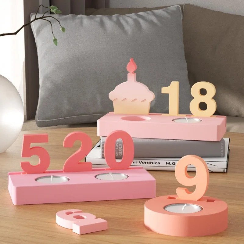 2pc Birthday Cake Silicones Mo - Art Craft Resin avaliação e preço