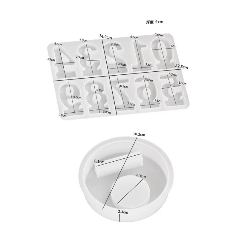 2pc Birthday Cake Silicones Mo - Art Craft Resin avaliação e preço