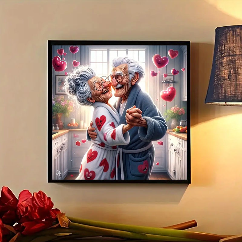 A romantic dance diamond paint - Art Craft Kits For Adults avaliação e preço
