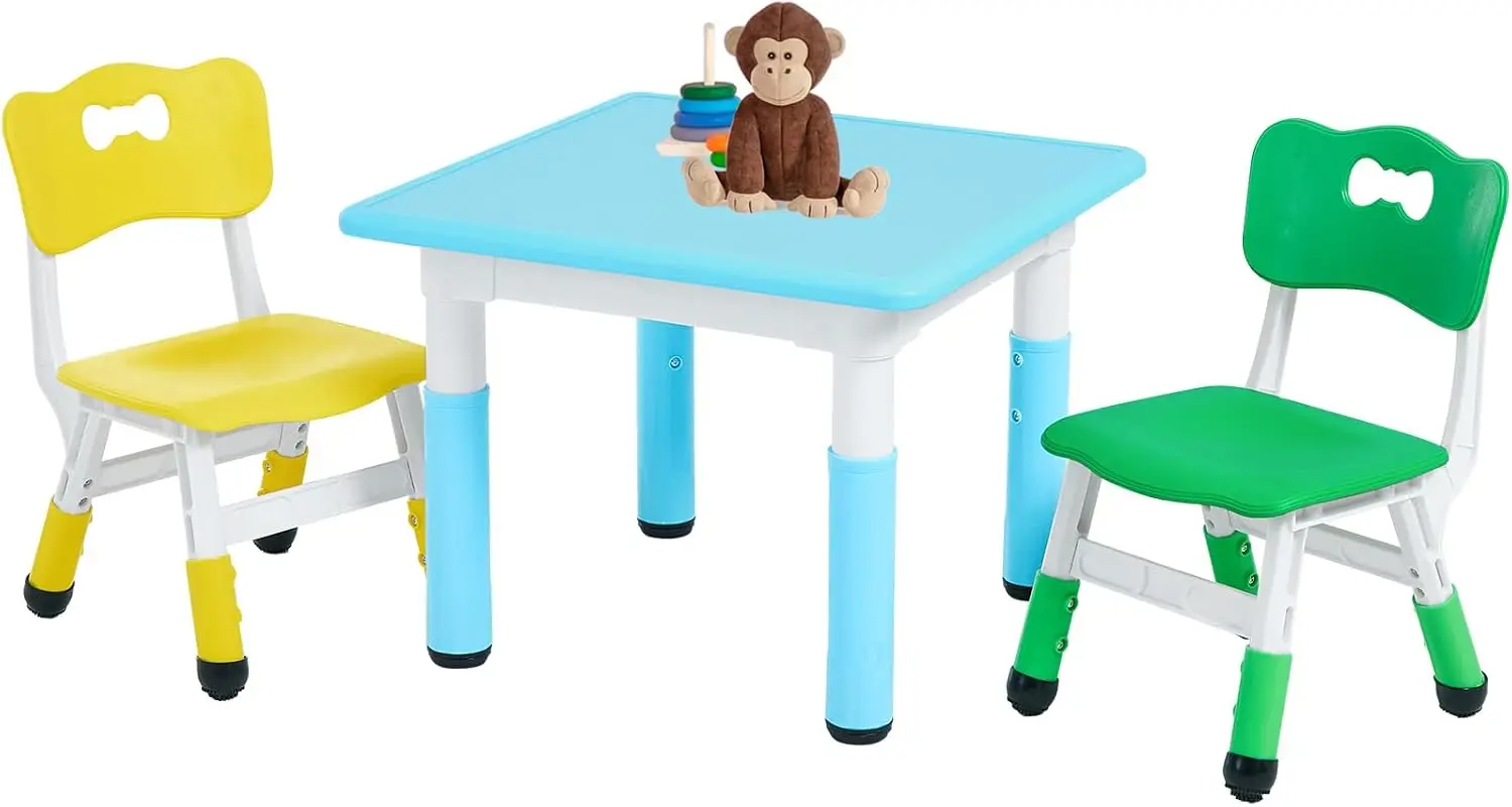 Kids Table and 2 Chairs Set, H - Art Craft Toddlers avaliação e preço