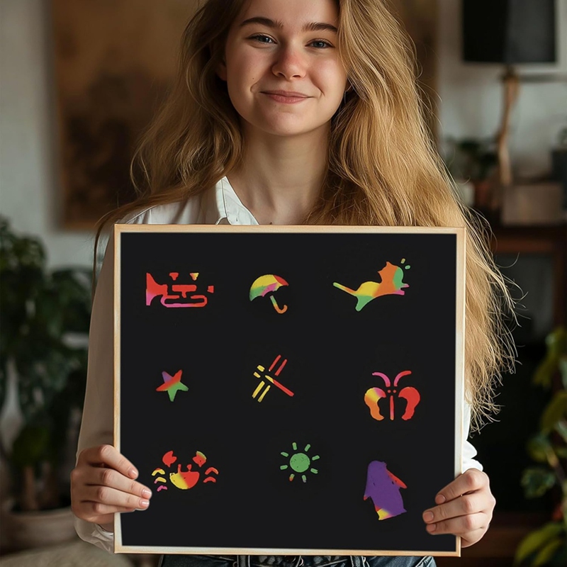 Scratch Paper Art Set, Black C - Art Craft Gifts avaliação e preço