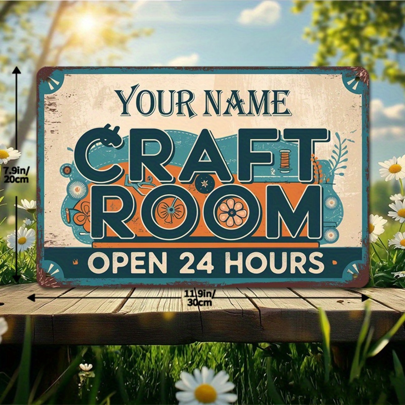 Personalized Vintage Metal Cra - Art Craft Quotes avaliação e preço