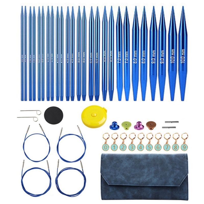A04G-Aluminum Interchangeable  - Knitting Needle Circular avaliação e preço