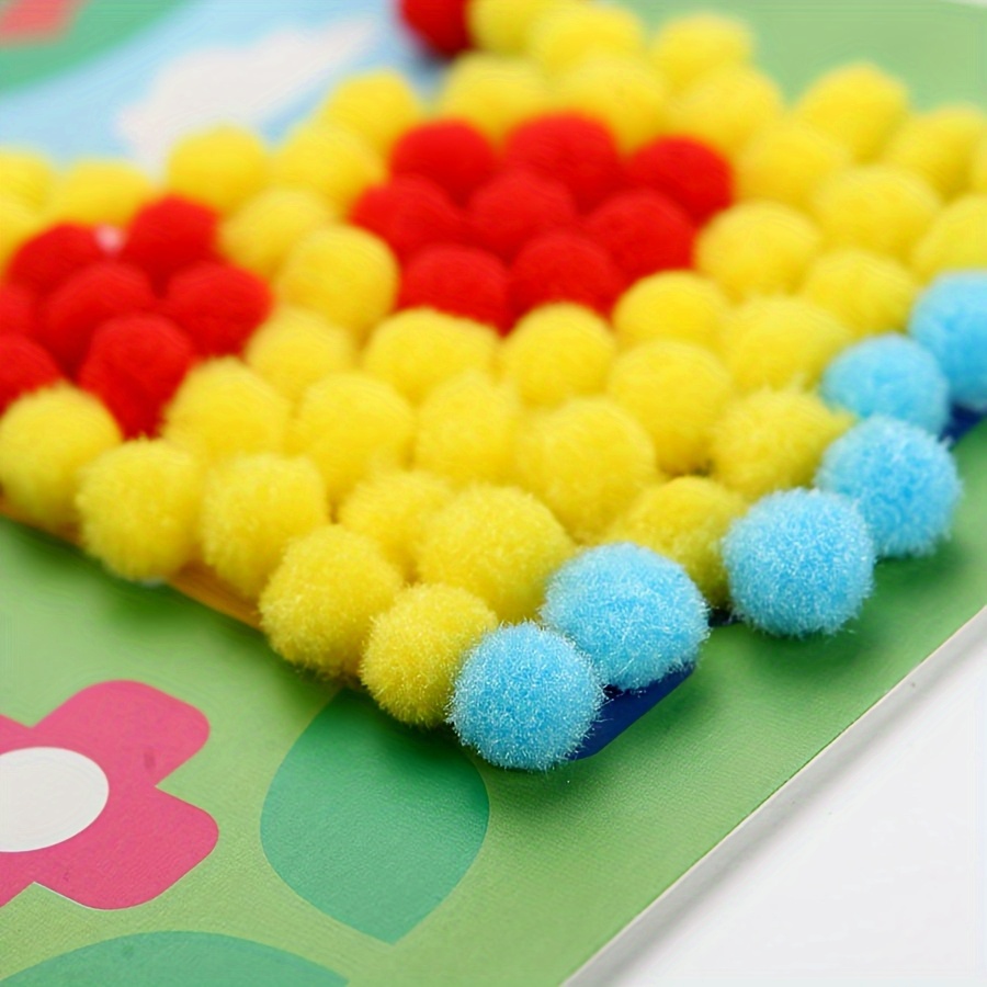 3Pcs DIY Plush Ball Art Kit -  - Art Craft School avaliação e preço