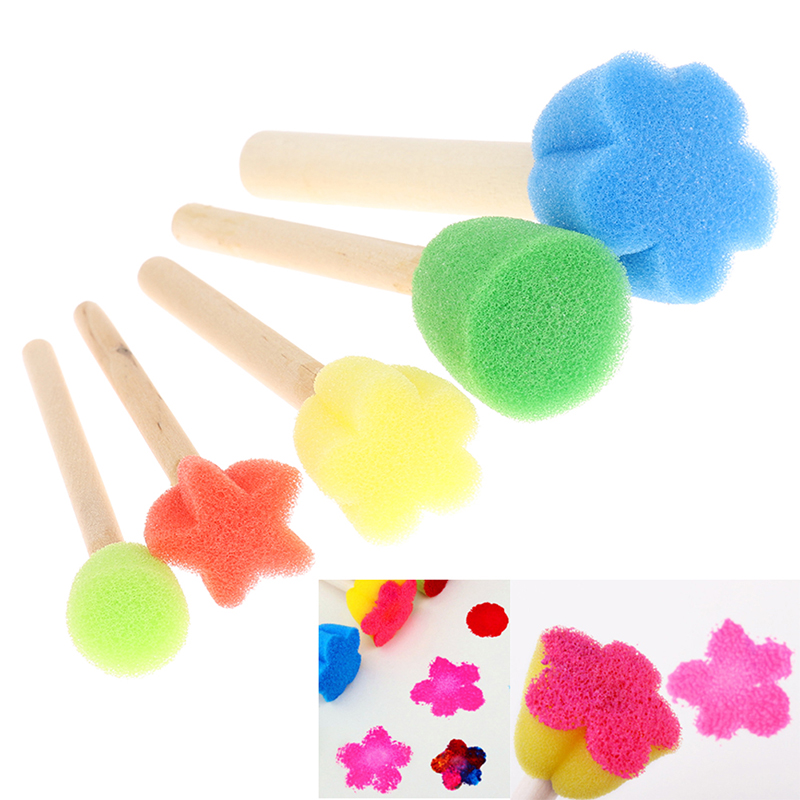 Kids Toddler Sponge Stamp Brus - Art Craft Toddlers avaliação e preço
