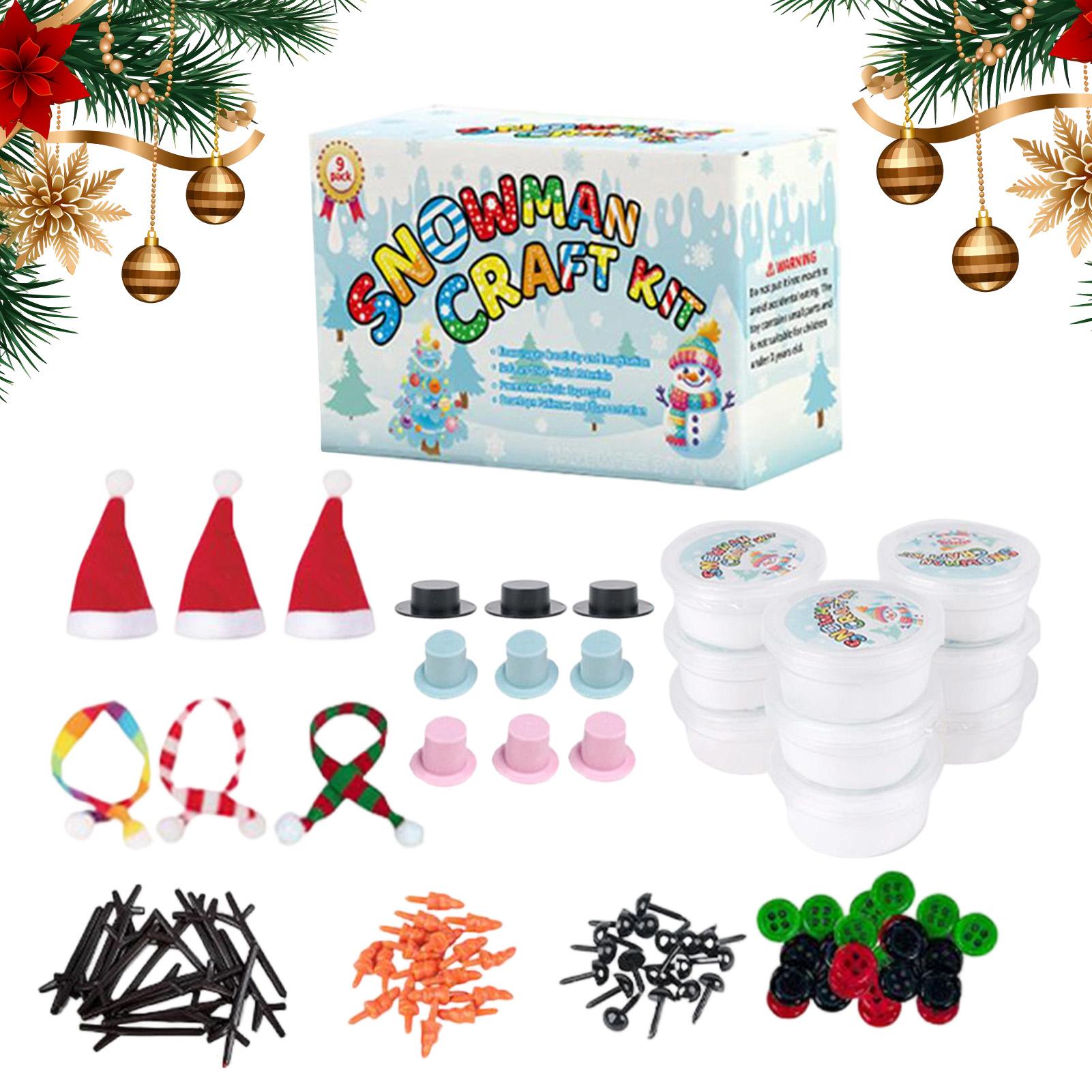 Build A Snowman Kit No Snow In - Art Craft Toddlers avaliação e preço