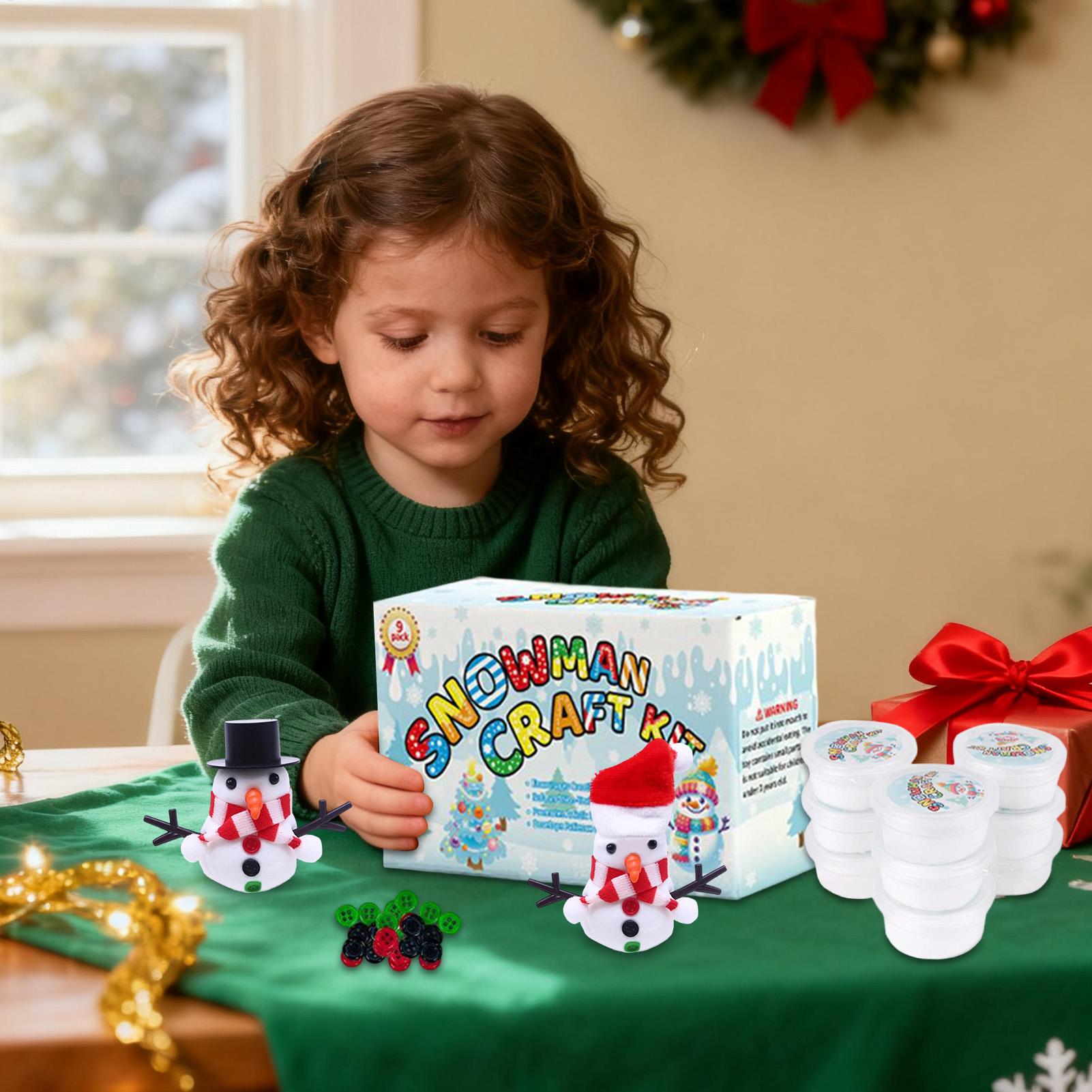 Build A Snowman Kit No Snow In - Art Craft Toddlers avaliação e preço