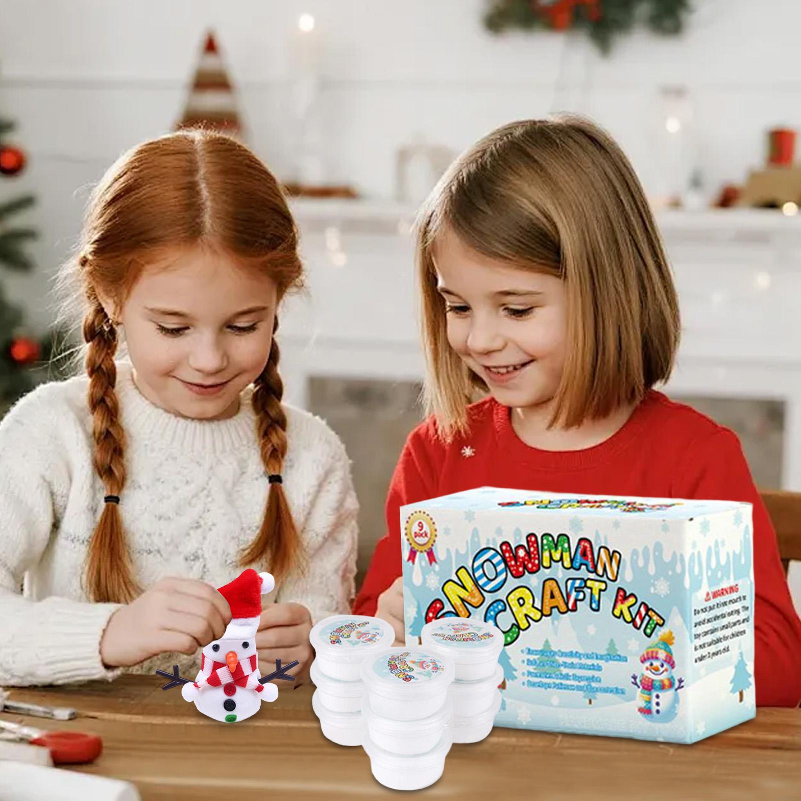 Build A Snowman Kit No Snow In - Art Craft Toddlers avaliação e preço