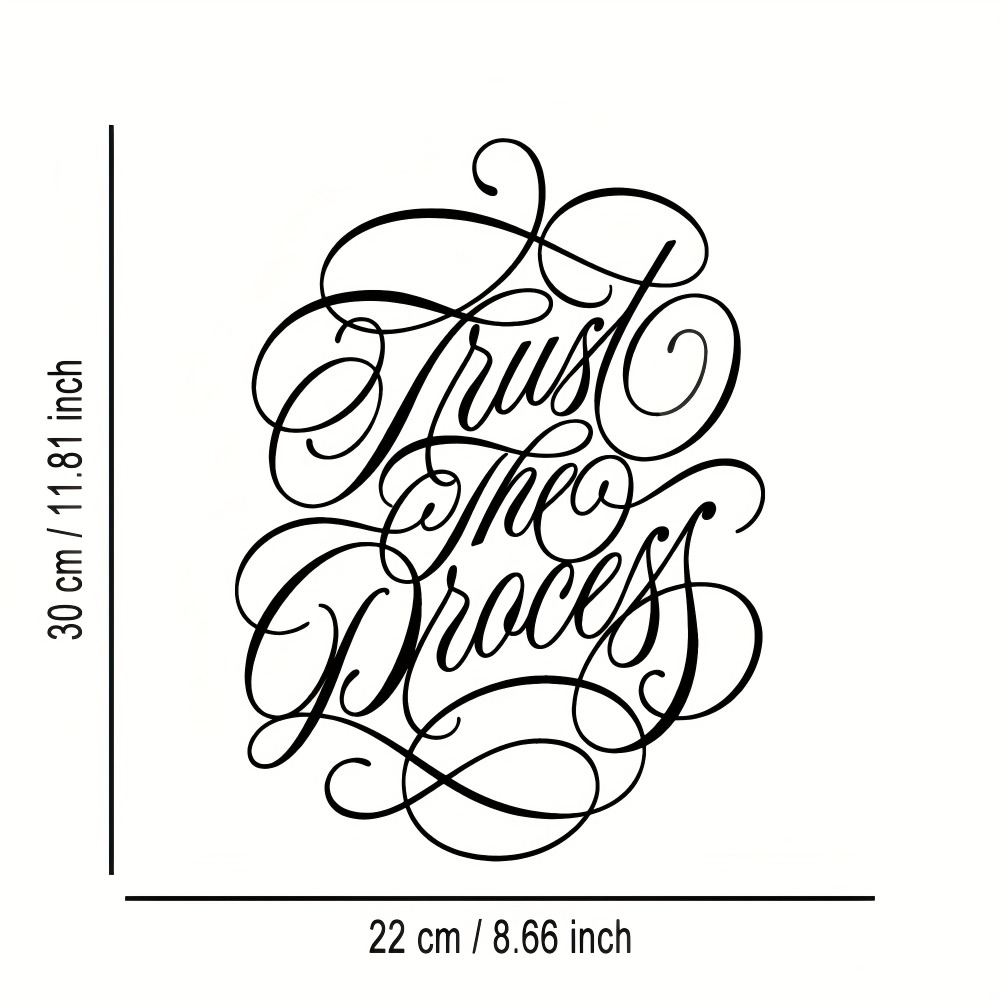 1pc Calligraphy Motto Phrase M - Art Craft Bar avaliação e preço