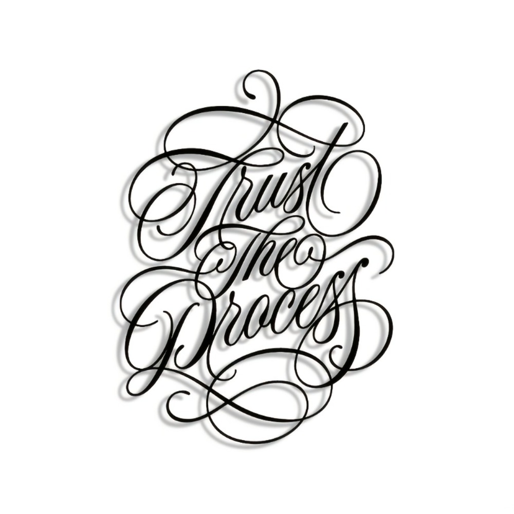 1pc Calligraphy Motto Phrase M - Art Craft Bar avaliação e preço