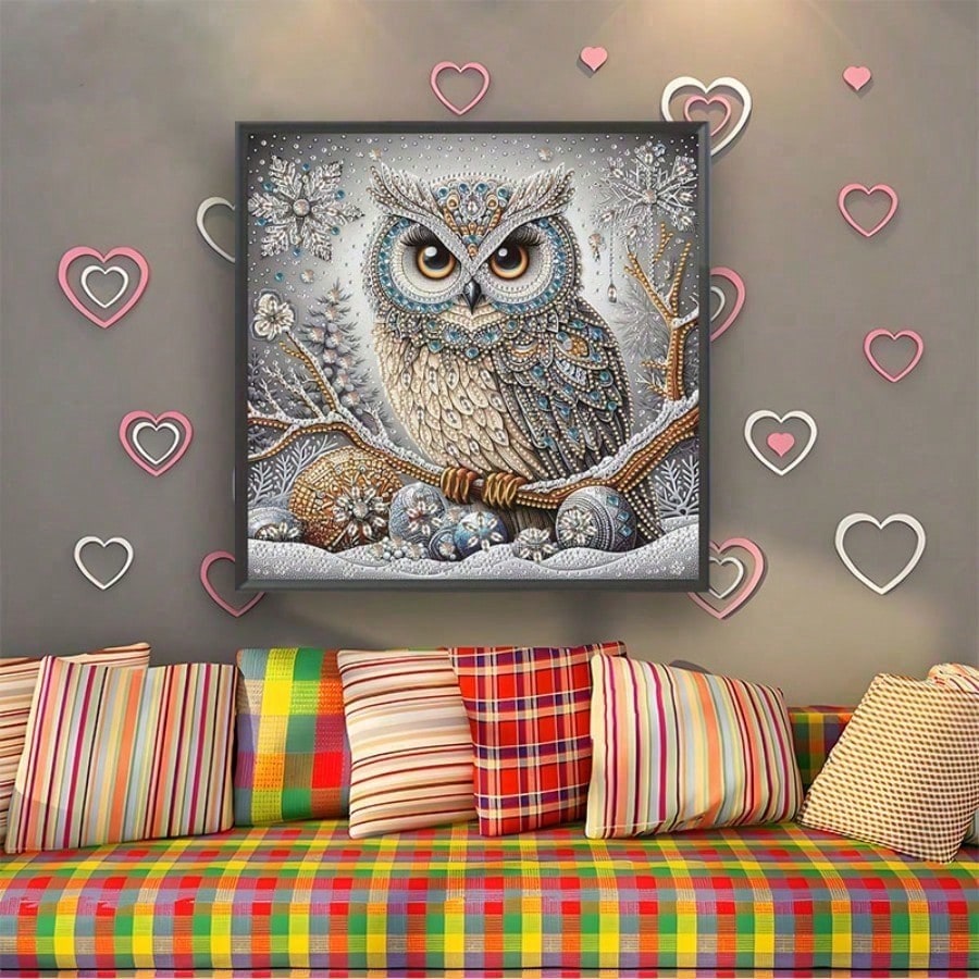 5D Special Shape Owl Diamond A - Art Craft Kits For Adults avaliação e preço