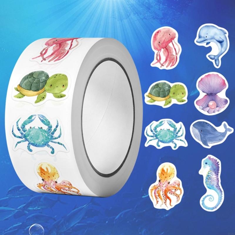 3000Pcs Marine Animal Sticker  - Art Craft Description avaliação e preço