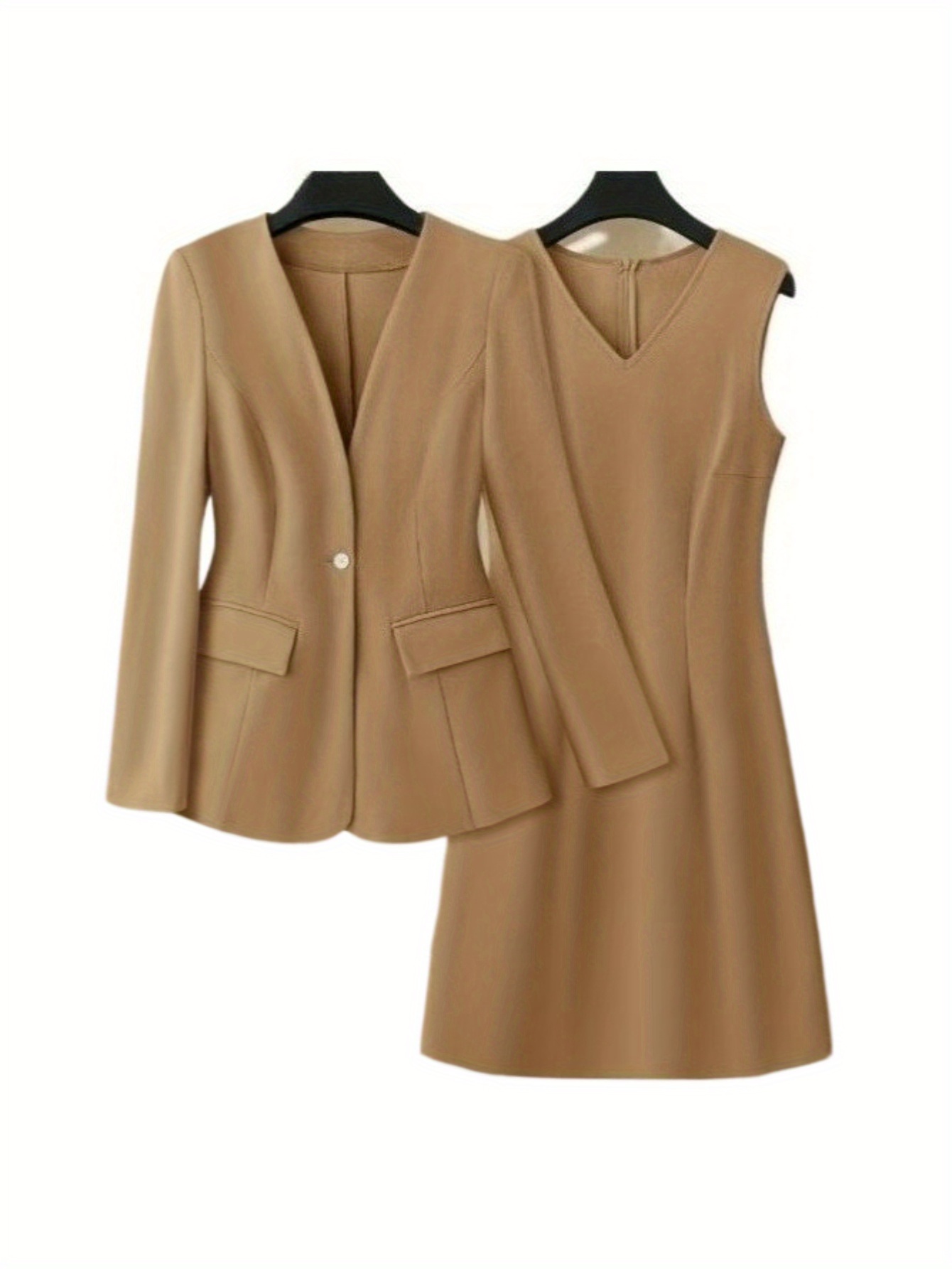 Women Elegant Office Lady V Ne - Colored Pencil Professional avaliação e preço