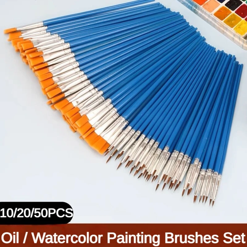 10/20/50 PCS Paint Brushes Set - Art Craft 3 Year Old avaliação e preço