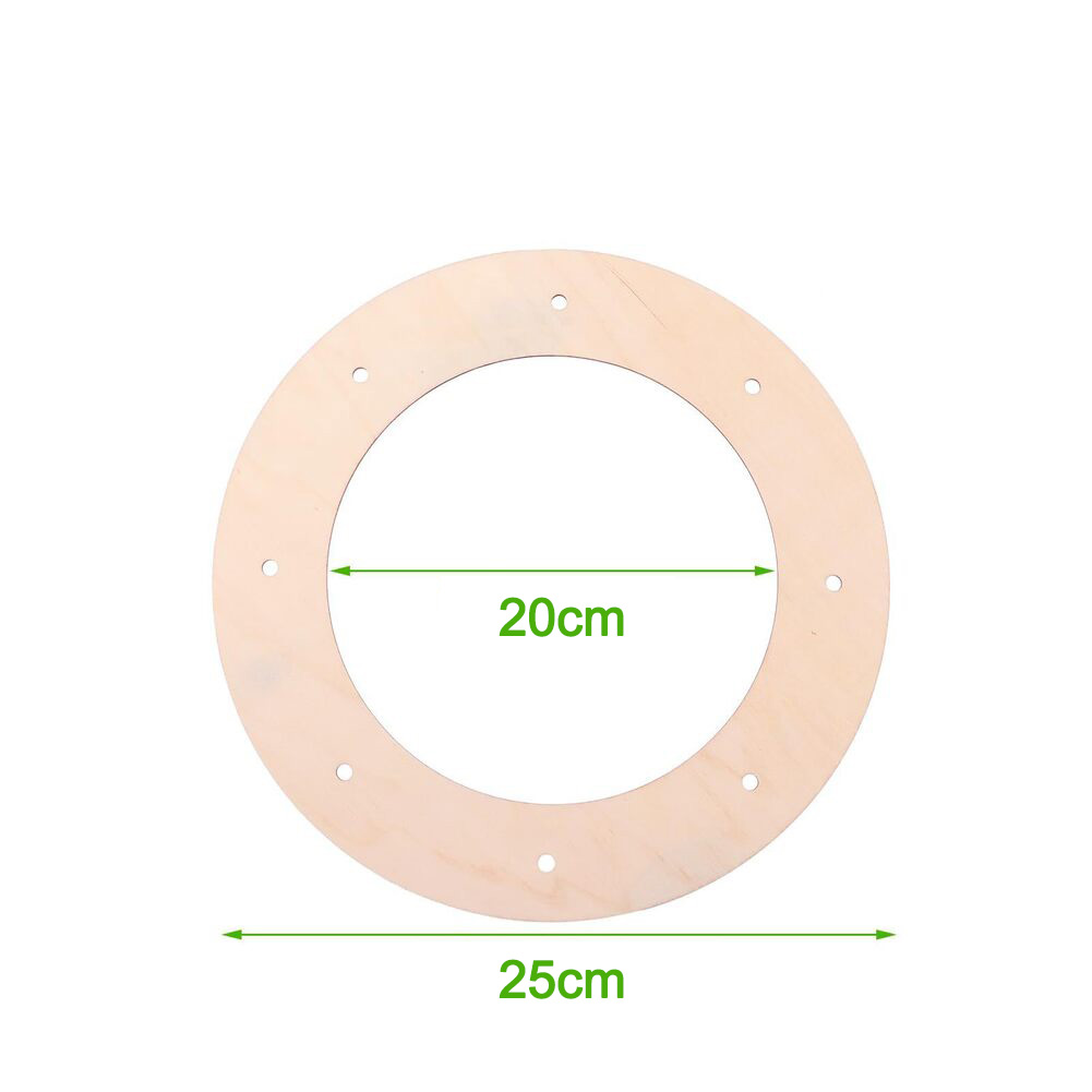 20 Natural Wood Wreath Frames  - Art Craft Door avaliação e preço