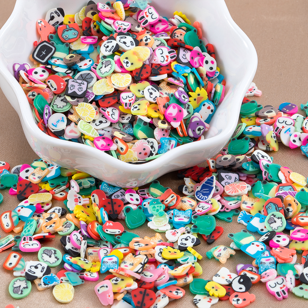 1000pcs Mix Fruit Soft Clay Sl - Art Craft Flower Making avaliação e preço