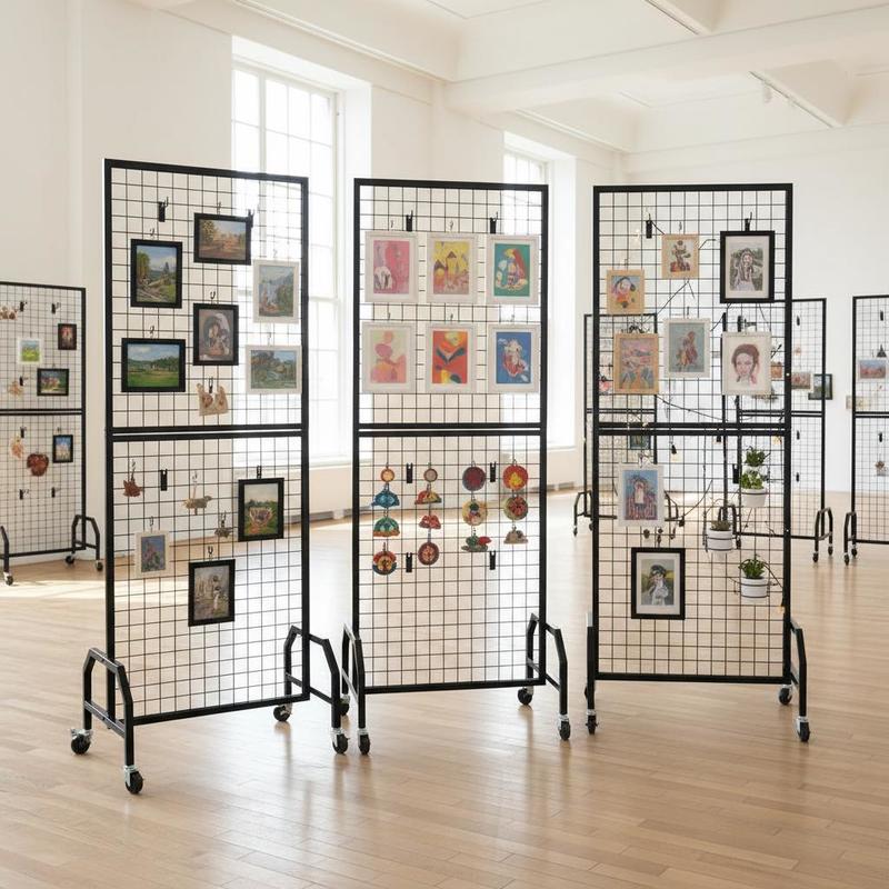 3 Packs Mesh Wall Grids 1.9 x  - Exhibition Of Art And Craft avaliação e preço
