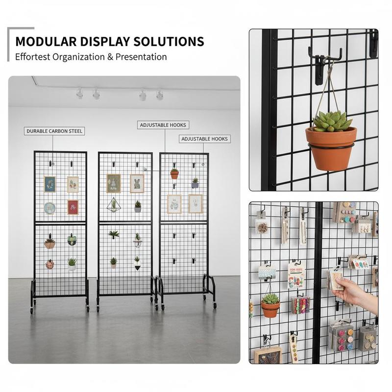 3 Packs Mesh Wall Grids 1.9 x  - Exhibition Of Art And Craft avaliação e preço