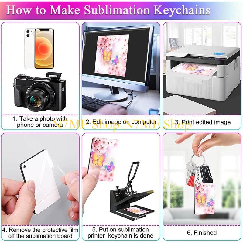 N7MF 80 Pcs Sublimation Blank  - Art Craft Description avaliação e preço