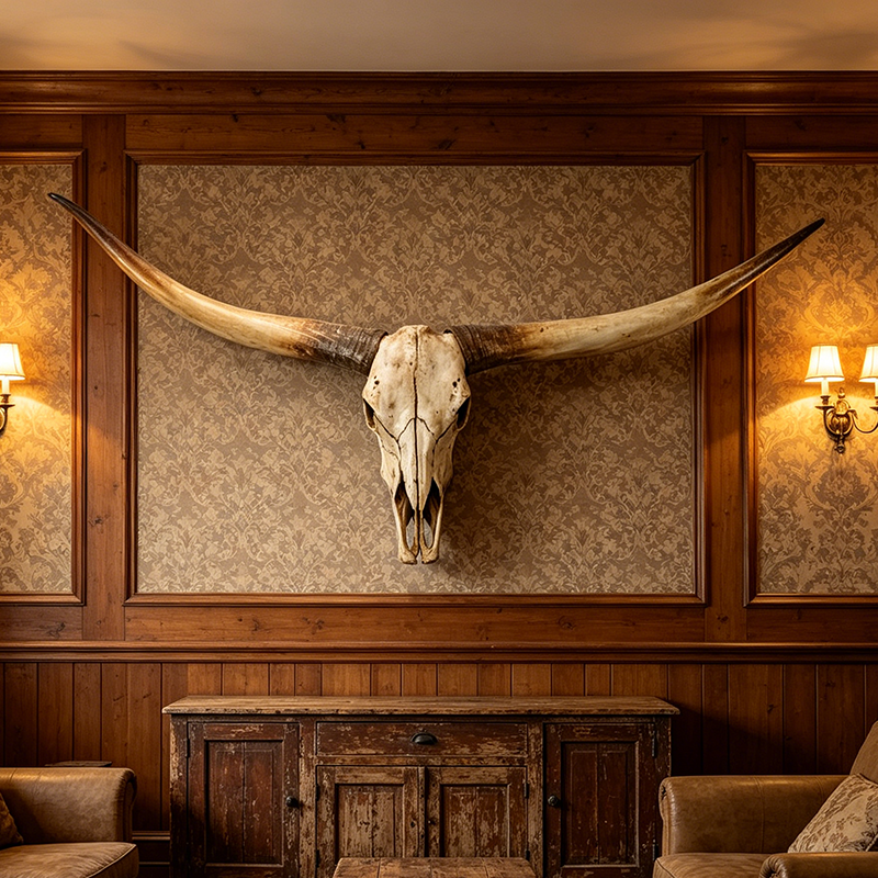 Large Resin Bull Head Statues  - Art Craft Bar avaliação e preço