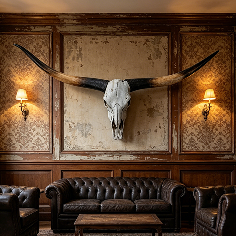 Large Resin Bull Head Statues  - Art Craft Bar avaliação e preço