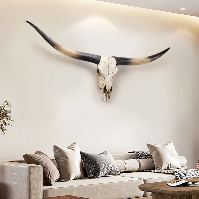 Large Resin Bull Head Statues  - Art Craft Bar avaliação e preço