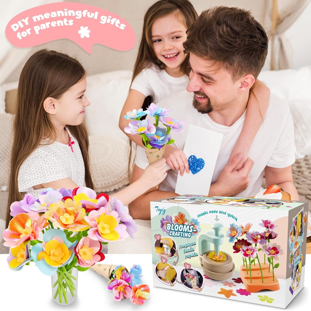DIY Fabric Flower Bouquet Craf - Art Craft Toddlers avaliação e preço