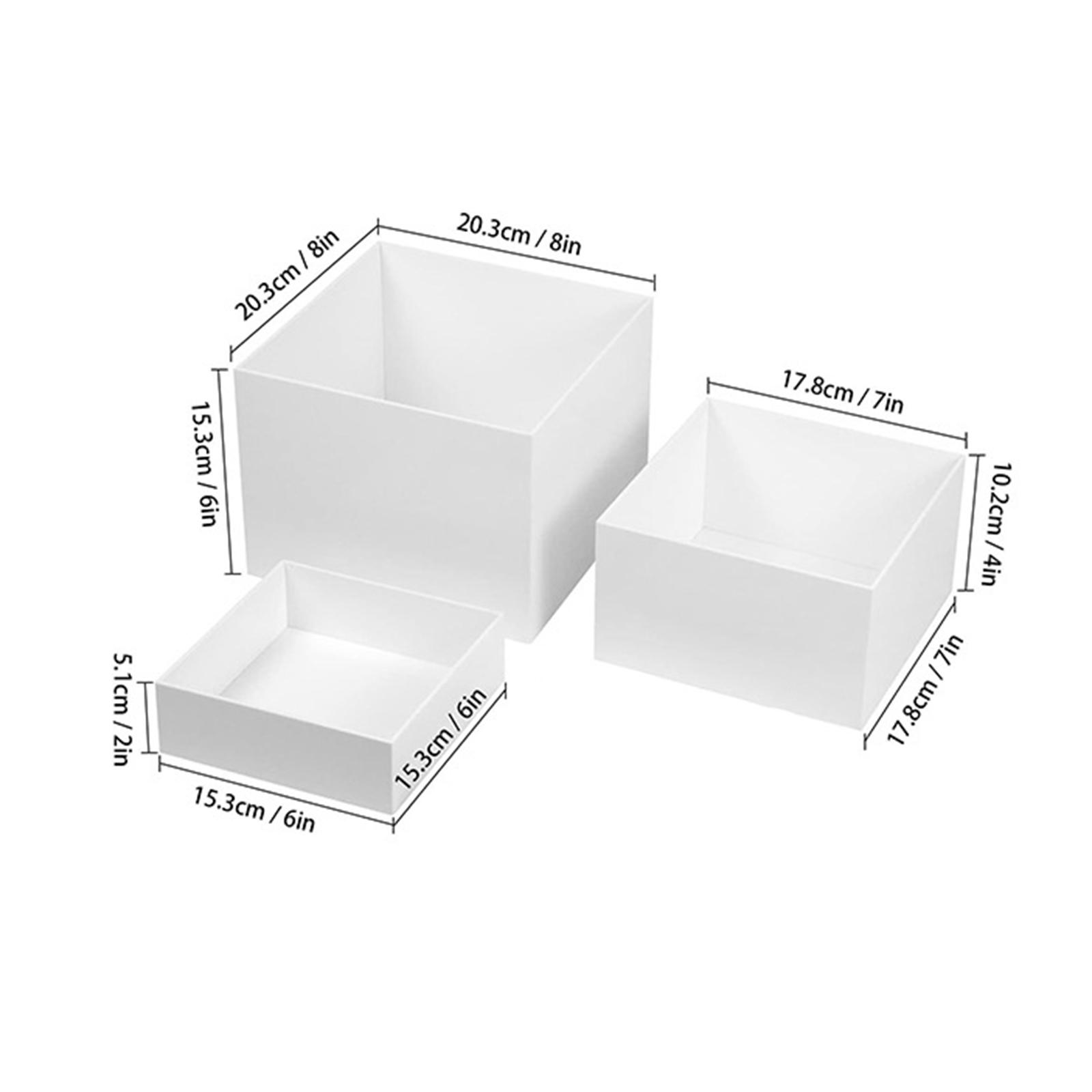 3Pcs Buffet Risers with Hollow - Exhibition Of Art And Craft avaliação e preço