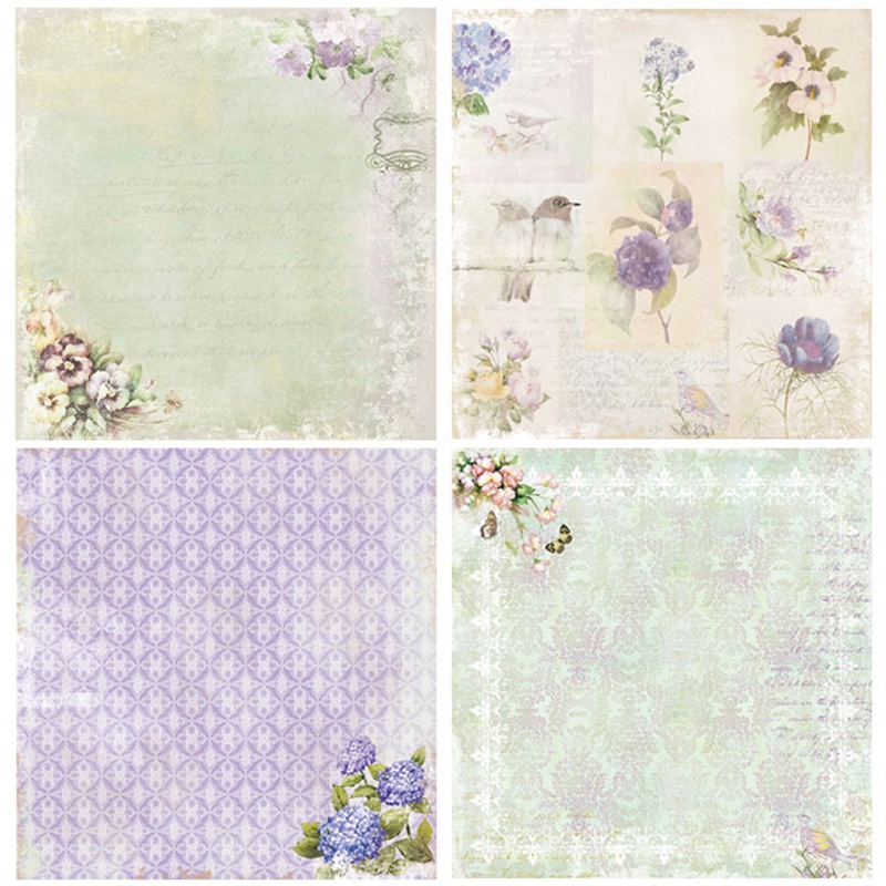 24 Sheets Light Purple Flower  - Art Craft Flower Making avaliação e preço