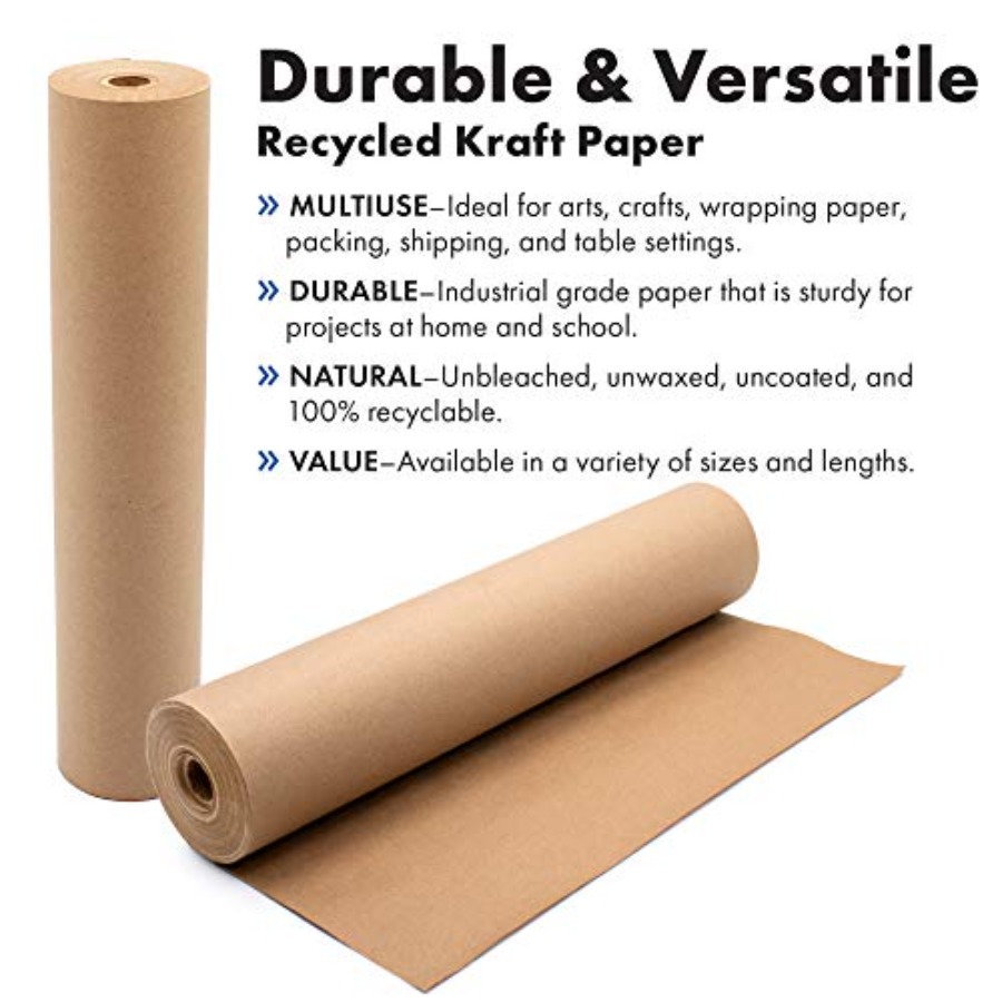 Kraft Paper 30 x 150 Feet for  - Art Craft Gifts avaliação e preço