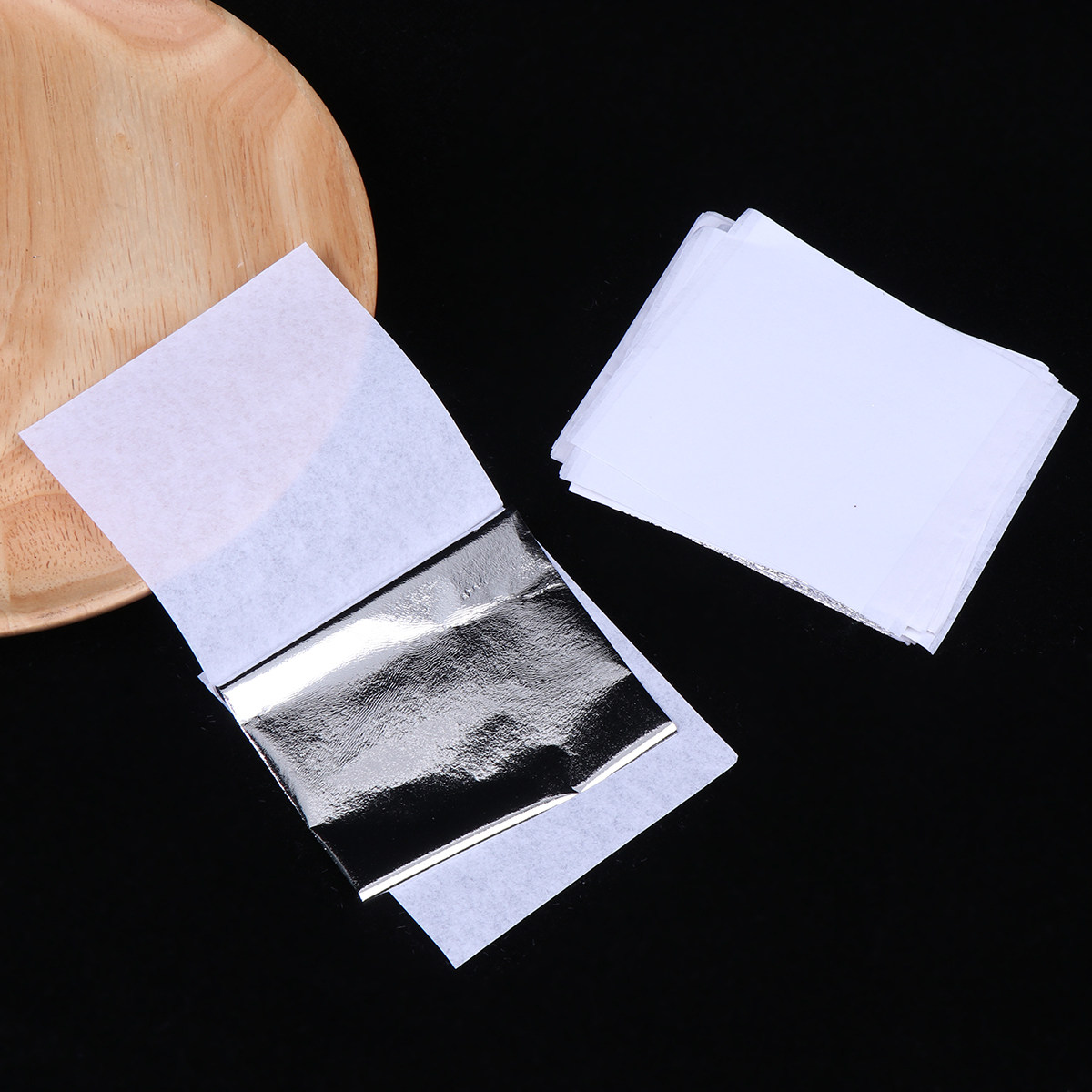 100 Sheets 9x9cm Imitation Sil - Art Craft With Paper avaliação e preço