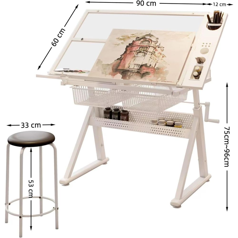 Adjustable Artistic Drafting T - Art & Craft Jojo avaliação e preço