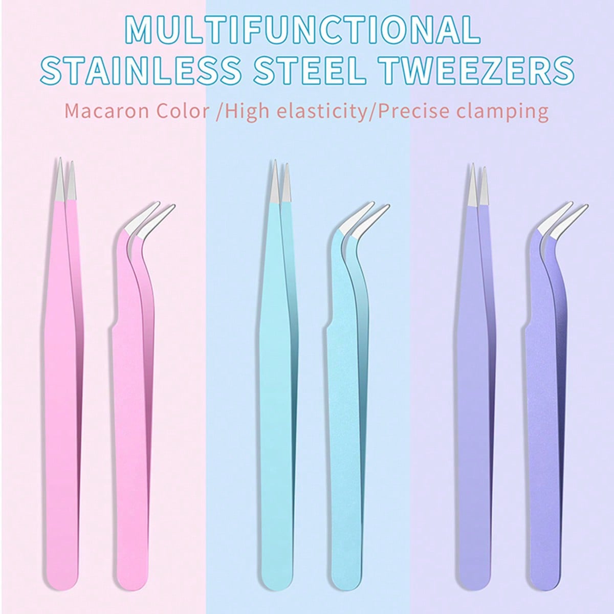 LUSLUKING Nail Art Tweezers Se - Art Craft School avaliação e preço