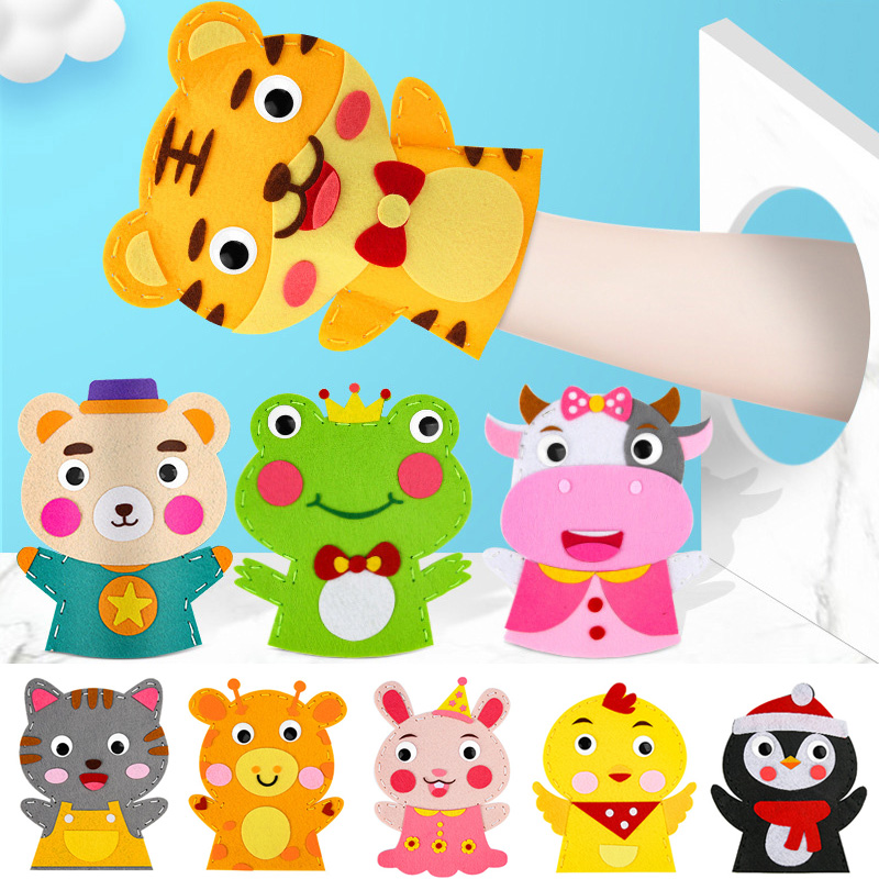 Cute Cartoon Animal Hand Puppe - Art Craft 3 Year Old avaliação e preço