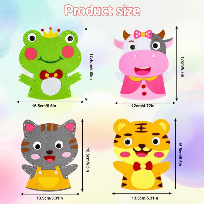 Cute Cartoon Animal Hand Puppe - Art Craft 3 Year Old avaliação e preço