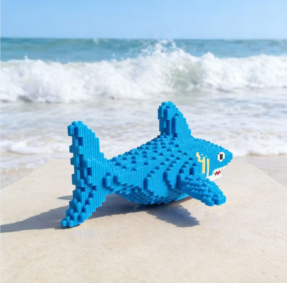 Shark Shaped Micro Particle Bu - Art Craft Bar avaliação e preço