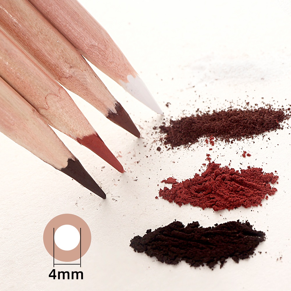 4Pcs Professional Sketch Charc - Colored Pencil Professional avaliação e preço