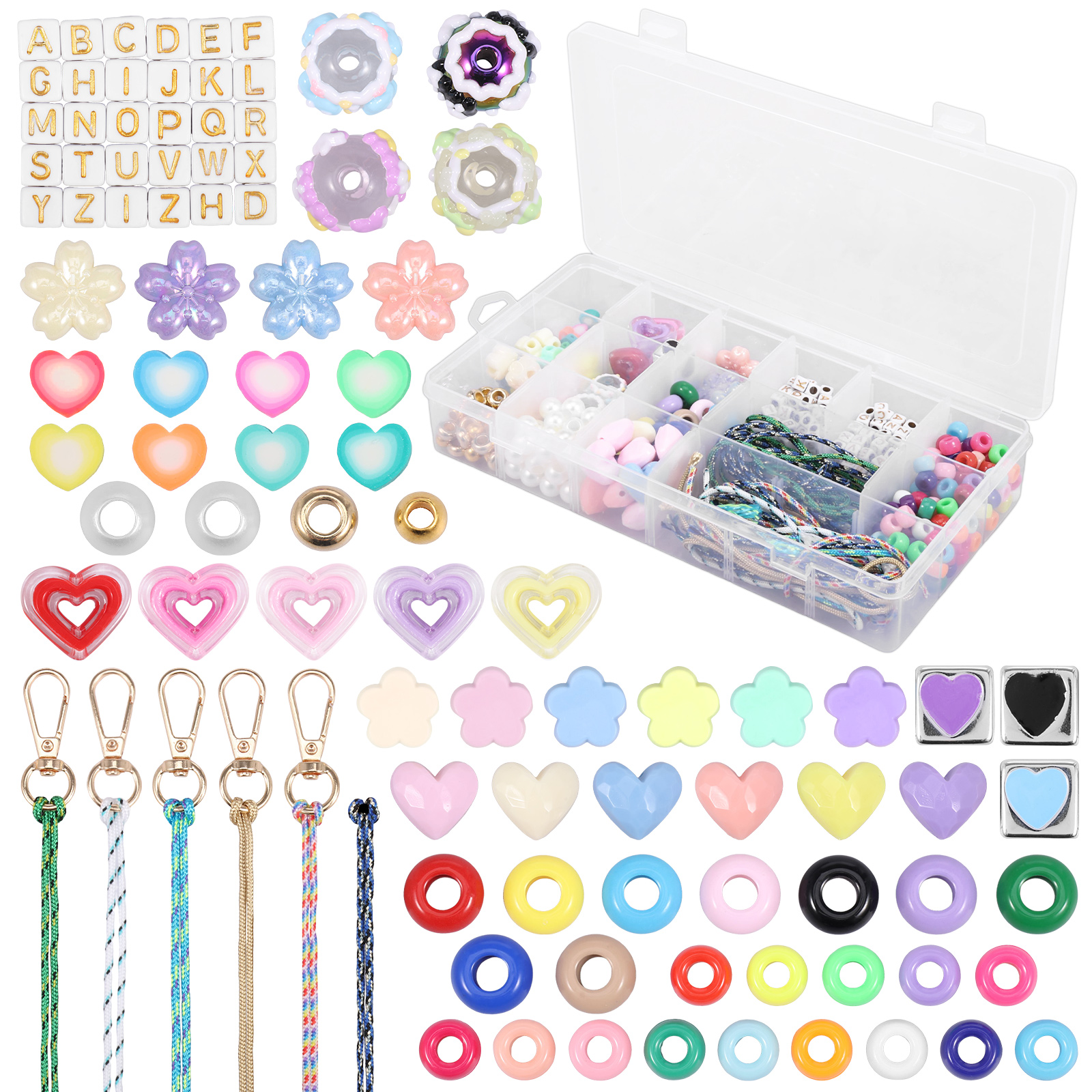 421PCS Beaded Keychain Making  - Art Craft Gifts avaliação e preço
