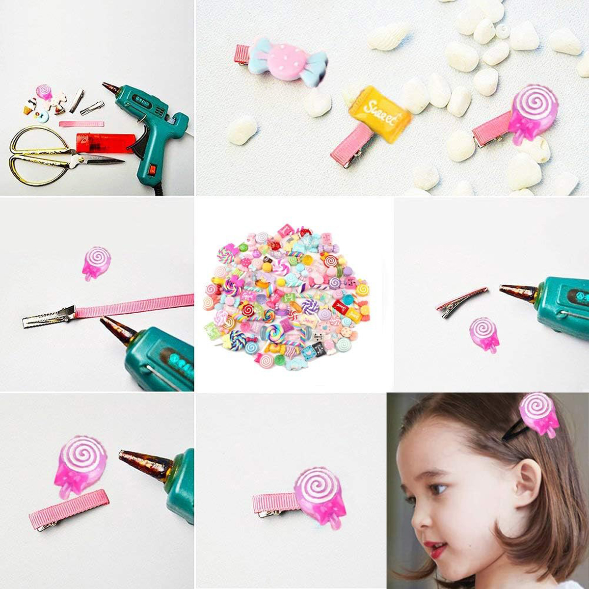 30pcs Random Candy Slime Charm - Art Craft Resin avaliação e preço